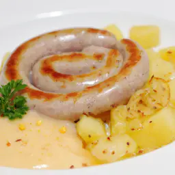 Teaser Image: Grünkohl mit Pinkelwurst und Salzkartoffeln